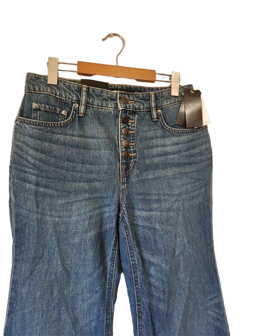 Lauren Ralph Lauren High-Rise Flare Jeans | 27 / 4 | 2024 Collection NWT - Picture 6 of 12
